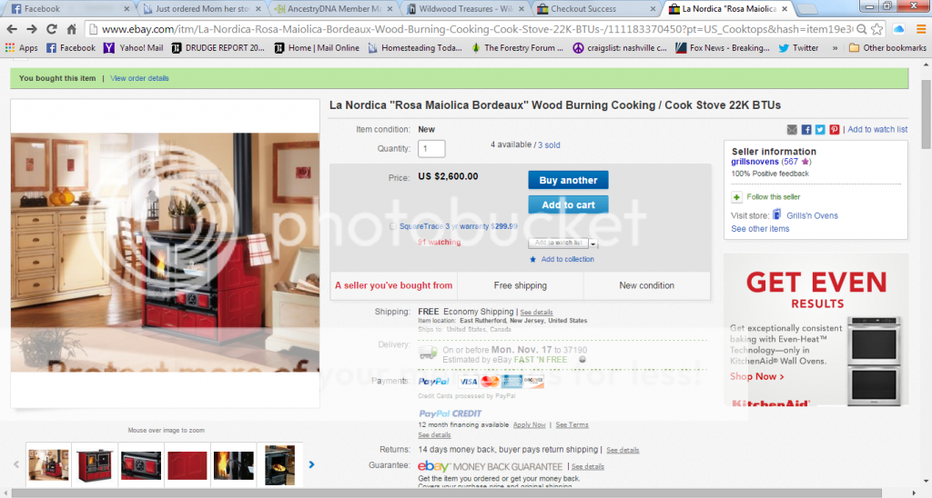 Just ordered Mom her stove - Homesteading Questions