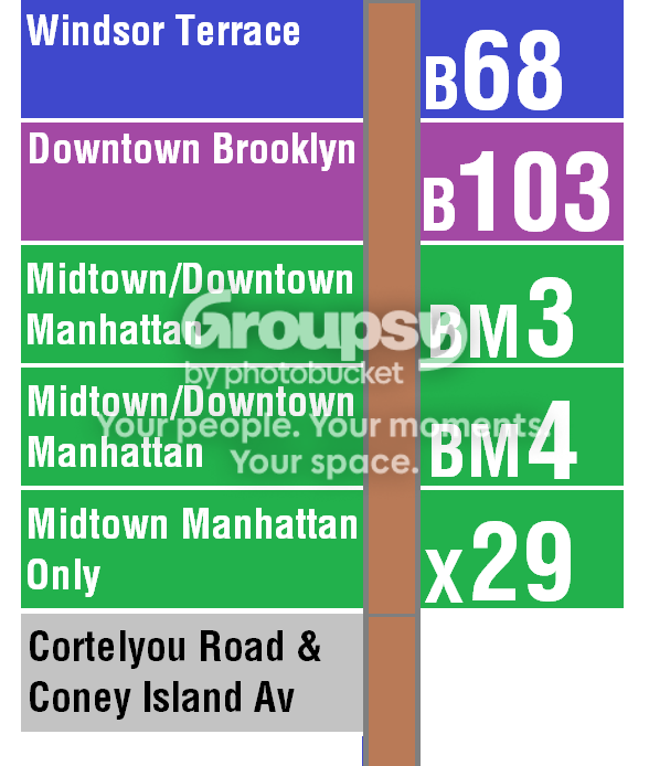 Bus Destination Sign Types Overhead Destination Signs - Page 4 - Artwork and Graphic Design - NYC ...